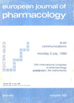 EUROPEAN JOURNAL OF PHARMACOLOGY VOLUME 183