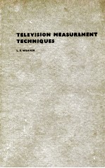 TELEVISION MEASUREMENT TECHNIQUES