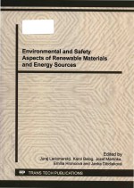 environmental and safety aspects of renewable materials and energy sources (volume 1001)