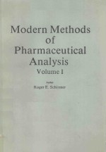 MODERN METHODS OF PHARMACEUTICAL ANALYSIS VOLUME I