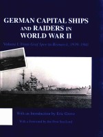 german capital ships and raiders in world war Ⅱ  volume Ⅰ from graf spee to bismarck