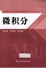 21世纪大学公共数学系列教材  微积分