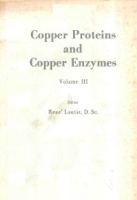 COPPER PROTEINS AND COPPER ENZYMES VOLUME III