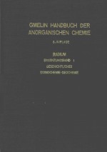 GMELIN HANDBUCH DER ANORGANISCHEN CHEMIE RADIUM ERGANZUNGSBAND 1