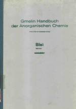 GMELIN HANDBUCH DER ANORGANISCHEN CHEMIE BLEI TEIL A 2C