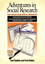 ADVANTURES IN SOCIAL RESEARCH DATA ANALYSIS USING SPSS TM FOR WINDOWS 95 R