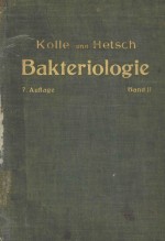 KOLLE UND HETSCH BAKTERIOLOGIE BAND II