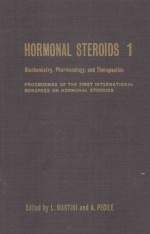 HORMONAL STEROIDS BIOCHEMISTRY PHARMACOLOGY AND THERAPEUTICS VOLUME 1