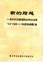 新的跨越  黄石市石灰窟区国民经济和社会发展“九五”计划及2010年远景目标纲要汇编