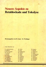 NEUERE ASPEKTE ZU BETABLOCKADE UND TOKOLYSE