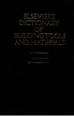 ELSEVIER'S DICTIONARY OF BUILDING TOOLS AND MATERIALS IN FIVE LANGUAGES ENGLISH/AMERICAN