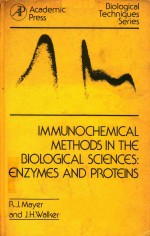 IMMUNOCHEMICAL METHODS IN THE BIOLOGICAL SCIENCES ENZYMES AND PROTEINS