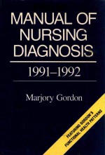 MANUAL OF NURSING DIAGNOSIS 1991-1992