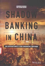 SHADOW BANKING IN CHINA AN OPPORTUNITY FOR FINANCIAL REFORM