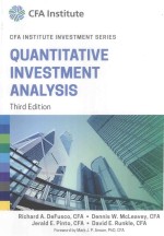 QUANTITATIVE INVESTMENT ANALYSIS THIRD EDITION