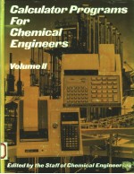 CALCULATOR PROGRAMS FOR CHEMICAL ENGINERSS  VOLUME 2