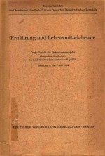 ERNAHRUNG UND LEBENSMITTELCHEMIE