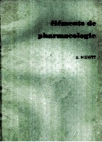 ELEMENTS DE PHARMACOLOGIE