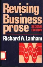 REVISING BUSINESS PROSE  SECOND EDITION