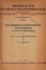 DIE REIHENUNTERSUCHUNG AUF SYPHILIS