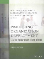 PRACTICING ORGANIZATION DEVELOPMENT LEADING TRANSFORMATION AND CHANGE FOURTH EDITION