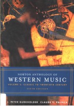 NORTON ANTHOLOGY OF WESTERN MUSIC  VOLUME 2