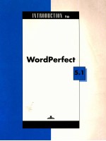 Introduction to WordPerfect 5.1