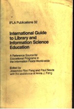 INTERNATIONAL GUIDE TO LIBRARY AND INFORMATION SCIENCE EDUCATION