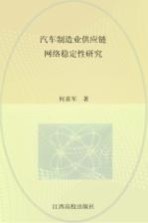 汽车制造供应链网络稳定性研究