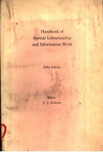 HANDBOOK OF SPECIAL LIBRARIANSHIP AND INFORMATION WORK  FIFTH EDITION