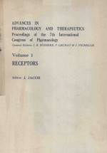 ADVANCES IN PHARMACOLOGY AND THERAPEUTICS VOLUME 1 RECEPTORS