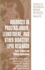 ADVANCES IN PROSTAGLANDIN LEUKOTRIENE AND OTHER BIOACTIVE LIPID RESEARCH BASIC SCIENCE AND CLINICAL 