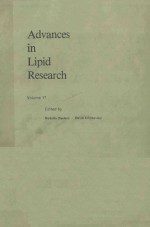 ADVANCES IN LIPID RESEARCH VOLUME 17