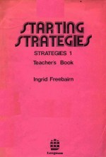 STARTING STRATEGIES STRATEGIES 1 TEACHER'S BOOK