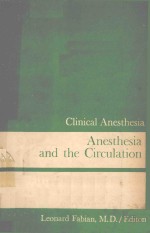 ANESTHESIA AND THE CIRCULATION