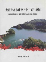 龙岩生态市建设“十二五”规划  2012年6月28日市四届人大三次会议通过