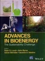 ADVANCES IN BIOENERGY THE SUSTAINABILITY CHALLENGE