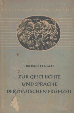 ZUR GESCHICHTE UND SPRACHE DER DEUTSCHEN FRUHZEIT