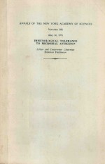 ANNALS OF THE NEW YORK ACADEMY OF SCIENCES VOLUME 181