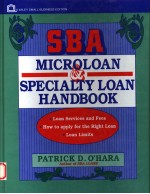 SBA MICROLOAN AND SPECIALTY LOAN HANDBOOK