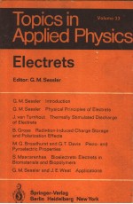 TOPICS IN APPLIED PHYSICS VOLUME 33 ELECTRETS