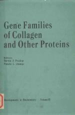 GENE FAMILIES OF COLLAGEN AND OTHER PROTEINS VOLUME 15