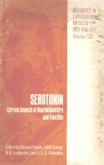 SEROTONIN CURRENT ASPECTS OF NEUROCHEMISTRY AND FUNCTION