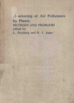 MONITORING OF AIR POLLUTANTS BY PLANTS METHODS AND PROBLEMS