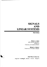 SIGNALS AND LINEAR SYSTEMS THIRD EDITION