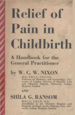 RELIEF OF PAIN IN CHILDBIRTH