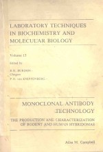 LABORATORY TECHNIQUES IN BIOCHEMISTRY AND MOLECULAR BIOLOGY VOLUME 13