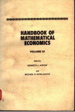 HANDBOOD OF MATHEMATICAL ECONOMICS  VOLUME 3