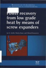 power recovery from low-grade heat by means of screw expanders  monograph