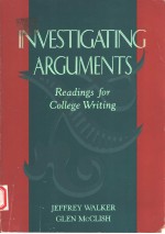 INVESTIGATING ARGUMENTS